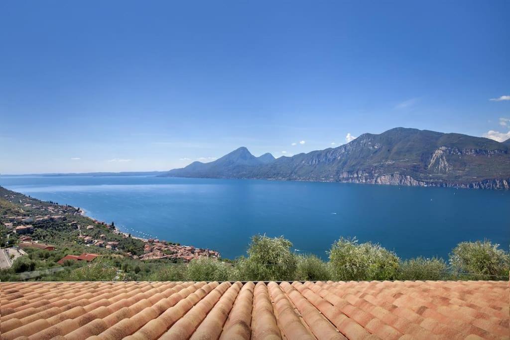 Villa Divina - Apt Divina Con Piscina E Vista Lago Castelletto Di Brenzone Ngoại thất bức ảnh